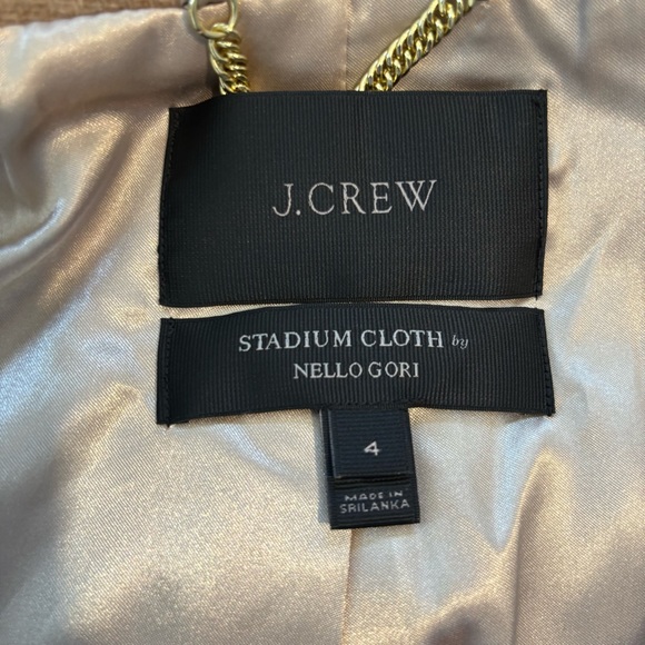 J.Crew Cocoon Wool Coat In Tan Size 4 - Picture 7 of 9